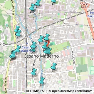 Mappa Giardino di Palazzo Arese Borromeo, 20031 Cesano Maderno MB, Italia (0.6125)