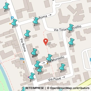 Mappa Via Montello, 31056 Roncade TV, Italia (0.1145)
