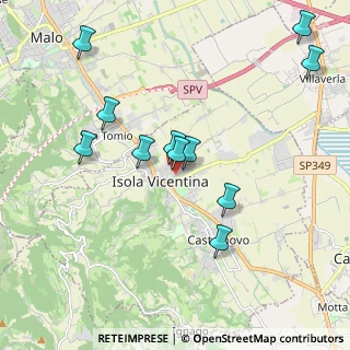 Mappa Via Monte Novegno, 36033 Isola Vicentina VI, Italia (1.97818)