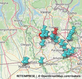 Mappa CAP, 21017 Samarate VA, Italia (14.6345)