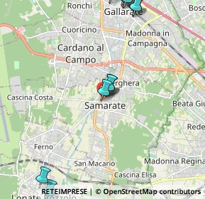 Mappa CAP, 21017 Samarate VA, Italia (2.48917)