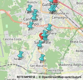 Mappa CAP, 21017 Samarate VA, Italia (1.96429)