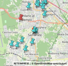 Mappa CAP, 21017 Samarate VA, Italia (2.24167)