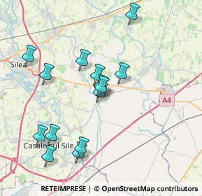 Mappa Piazza II Giugno, 31056 Roncade TV, Italia (3.70286)