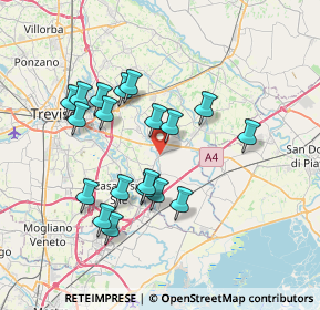 Mappa Piazza II Giugno, 31056 Roncade TV, Italia (6.7)