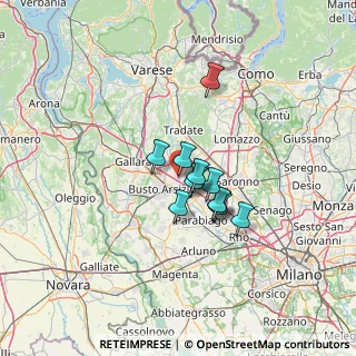 Mappa Via Restelli Francesco, 21057 Olgiate Olona VA, Italia (8.31)