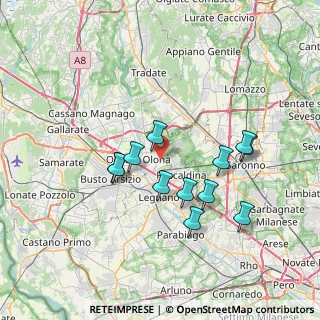 Mappa Via Sesia, 21050 Marnate VA, Italia (6.5)