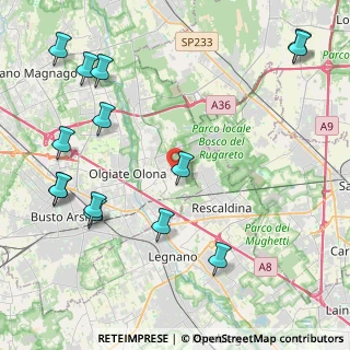 Mappa Via Sesia, 21050 Marnate VA, Italia (5.50643)