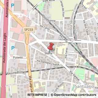 Mappa Via Varese, 178, 21047 Saronno, Varese (Lombardia)