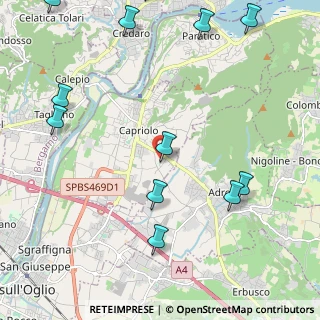 Mappa Via XXVIII Maggio, 25031 Capriolo BS, Italia (2.88667)