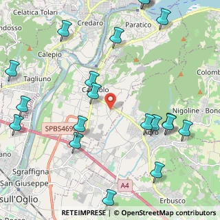 Mappa Via XXVIII Maggio, 25031 Capriolo BS, Italia (2.8805)