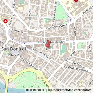 Mappa Via Vittorio Cian, 4, 30027 San Donà di Piave, Venezia (Veneto)