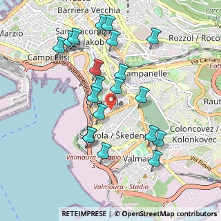 Mappa Via Umago, 34145 Trieste TS, Italia (0.961)