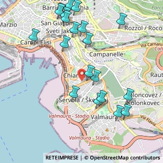 Mappa Via Cittanova D'Istria, 34145 Trieste TS, Italia (1.222)