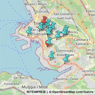 Mappa Via Umago, 34145 Trieste TS, Italia (1.45067)