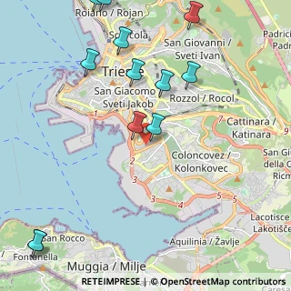 Mappa Via Cittanova D'Istria, 34145 Trieste TS, Italia (2.85769)