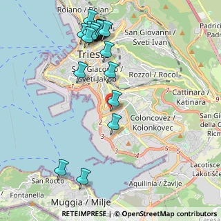 Mappa Via Cittanova D'Istria, 34145 Trieste TS, Italia (2.38263)