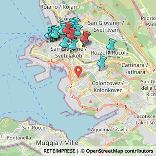 Mappa Via Umago, 34145 Trieste TS, Italia (2.1565)