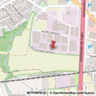 Mappa Via Giovanni Falcone, 41, 21040 Gerenzano, Varese (Lombardia)