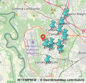 Mappa Via Giacomo Brodolini, 21017 Samarate VA, Italia (3.17667)