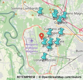 Mappa Via Giacomo Brodolini, 21017 Samarate VA, Italia (3.3775)