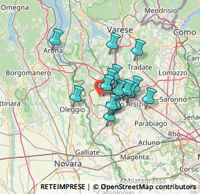 Mappa Via Giacomo Brodolini, 21017 Samarate VA, Italia (8.98133)