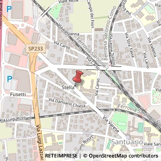 Mappa Via Varese, 51, 21047 Saronno, Varese (Lombardia)