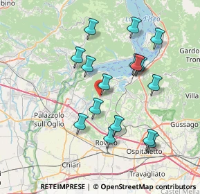 Mappa Via Padre M. Kolbe, 25046 Cazzago San Martino BS, Italia (7.13375)