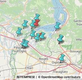 Mappa Via Padre M. Kolbe, 25046 Cazzago San Martino BS, Italia (6.276)