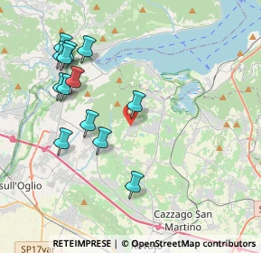 Mappa Via Padre M. Kolbe, 25046 Cazzago San Martino BS, Italia (4.16077)