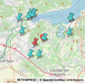 Mappa Via Padre M. Kolbe, 25046 Cazzago San Martino BS, Italia (4.18385)