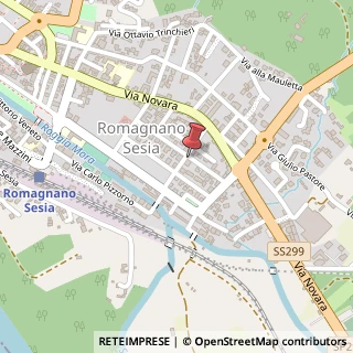 Mappa Via Francesco Donetti, 13, 28078 Romagnano Sesia, Novara (Piemonte)