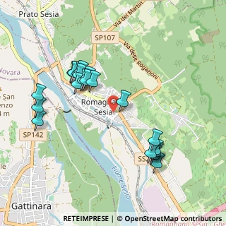 Mappa Via G. Balconi, 28078 Romagnano Sesia NO, Italia (0.9965)