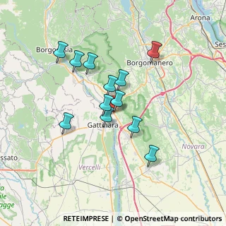 Mappa Via Pajetta Gaspare, 28078 Romagnano Sesia NO, Italia (5.77583)