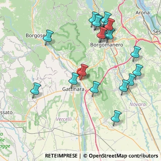 Mappa Via G. Balconi, 28078 Romagnano Sesia NO, Italia (9.398)