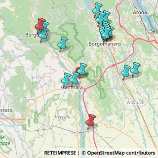 Mappa Via Pajetta Gaspare, 28078 Romagnano Sesia NO, Italia (9.6375)