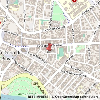 Mappa Via Vittorio Cian,  5, 30027 San Donà di Piave, Venezia (Veneto)