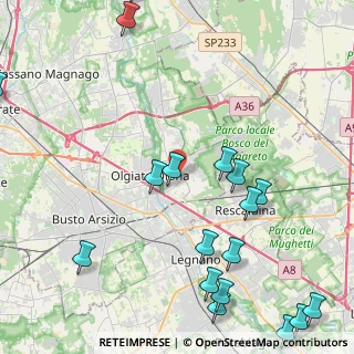 Mappa 21050 Marnate VA, Italia (5.92444)