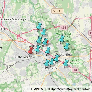 Mappa 21050 Marnate VA, Italia (2.96385)