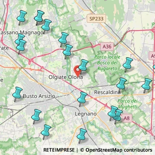 Mappa 21050 Marnate VA, Italia (6.0975)