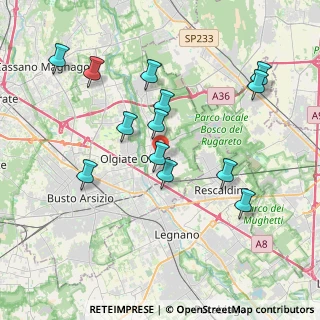 Mappa 21050 Marnate VA, Italia (3.83385)