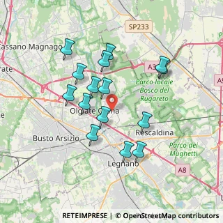 Mappa 21050 Marnate VA, Italia (3.272)