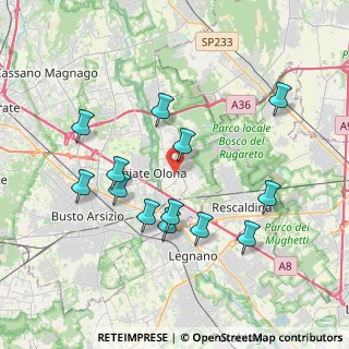 Mappa 21050 Marnate VA, Italia (3.72846)