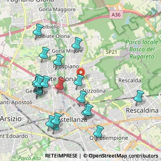 Mappa 21050 Marnate VA, Italia (2.3235)