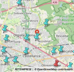 Mappa 21050 Marnate VA, Italia (3.25563)