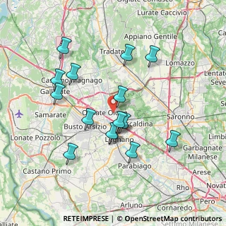 Mappa 21050 Marnate VA, Italia (6.75438)