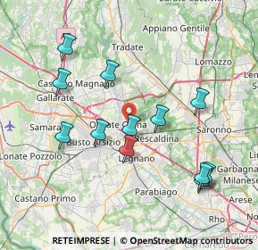 Mappa 21050 Marnate VA, Italia (7.68917)