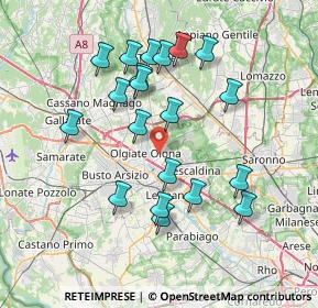 Mappa 21050 Marnate VA, Italia (7.092)