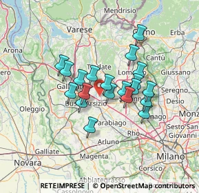 Mappa 21050 Marnate VA, Italia (10.2435)