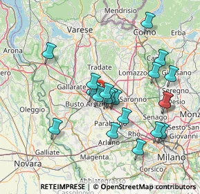 Mappa 21050 Marnate VA, Italia (14.064)